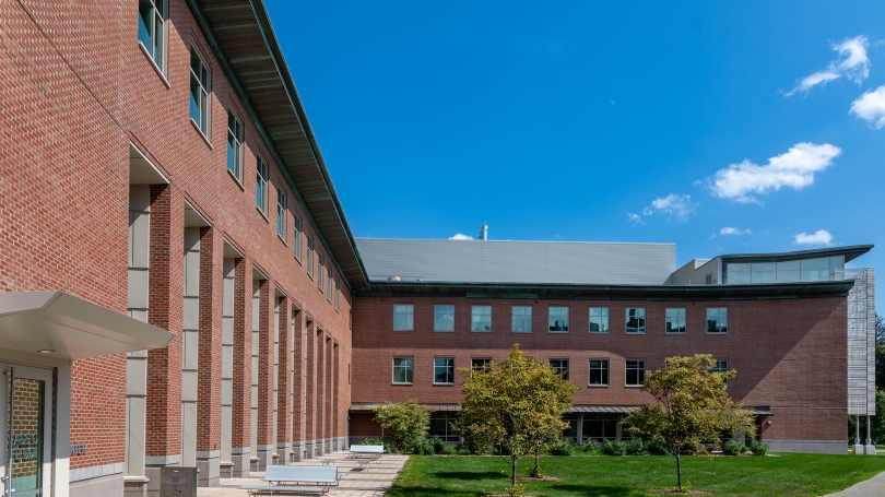 Exterior of the Life Sciences building.