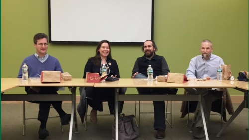 faculty panel at Dartmouth