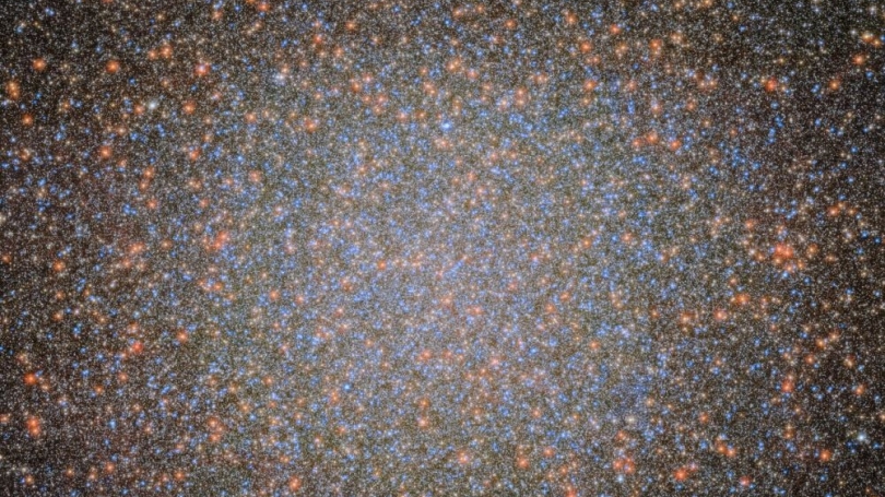 image shows Omega Centauri, the Milky Way's largest globular clusters from the Hubble telescope