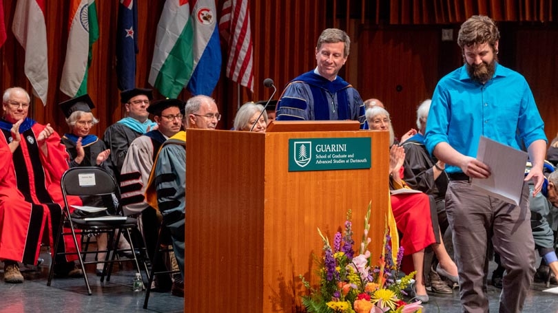 Christopher Carroll, Physics and Astronomy, receives award for teaching at 2018 Investiture