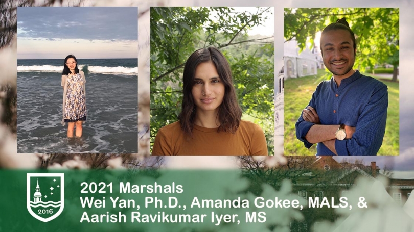 marshals 21 Wei Yan, Amanda Gokee, Aarish Iyer